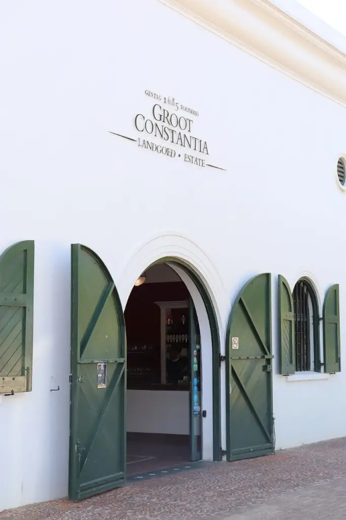 Entrada de Groot Constantia